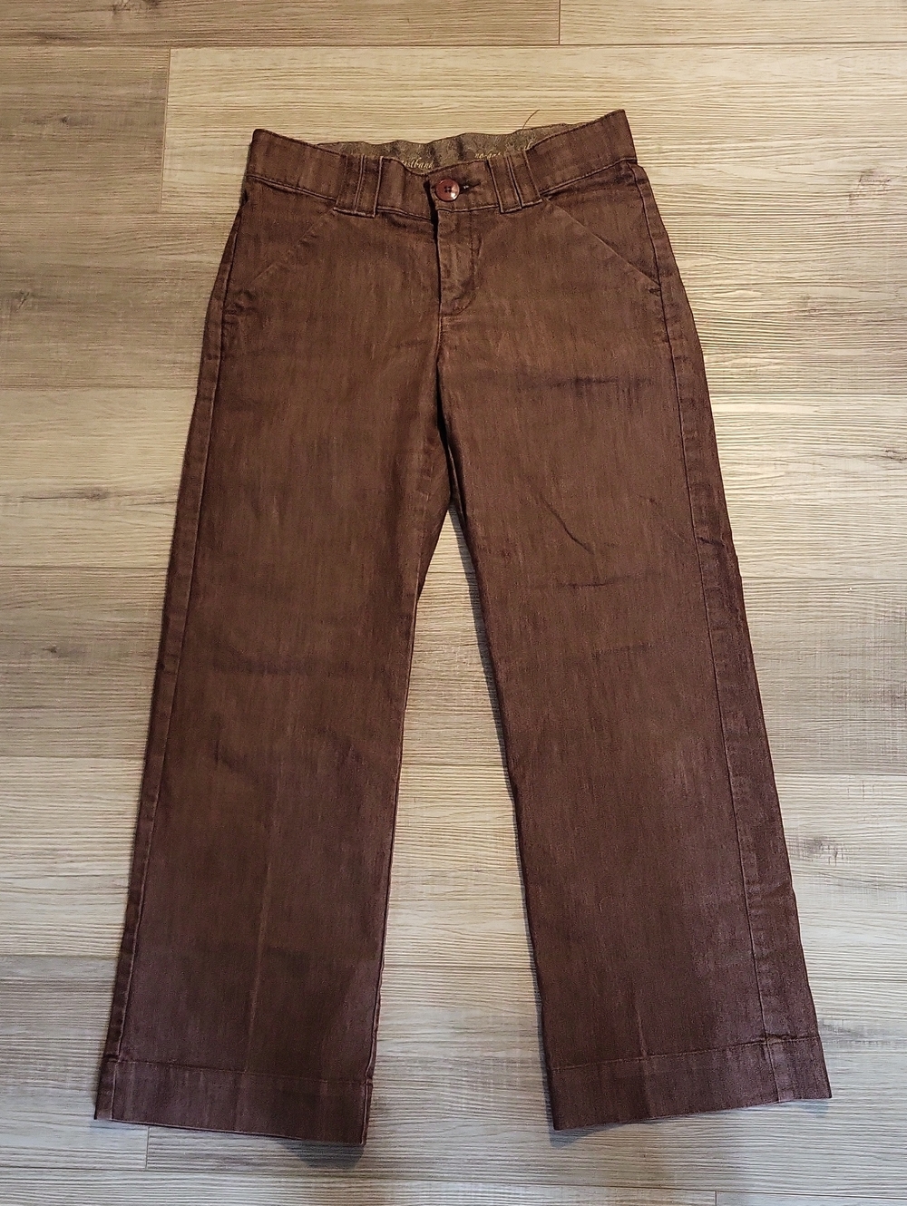 Lee Women's Brown Straight-Leg Pants